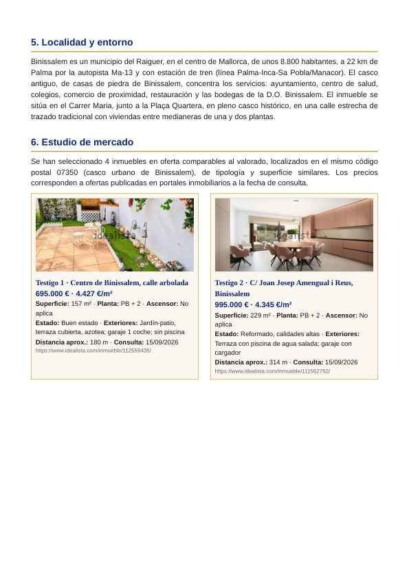 Comparables